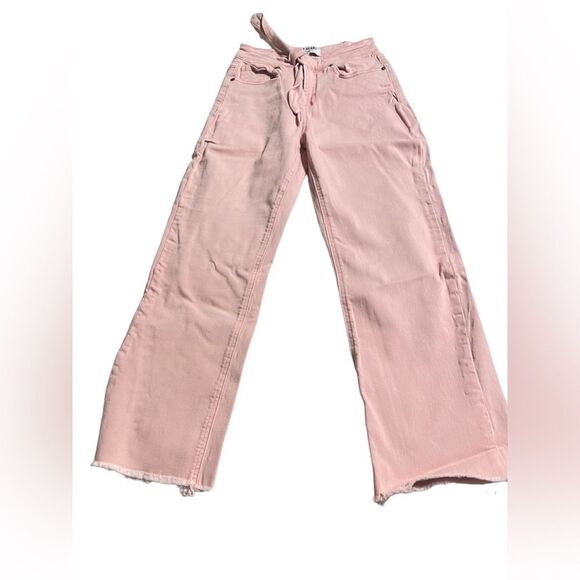 Velvet Heart Pink Denim Capris Size 25 - Picture 1 of 5